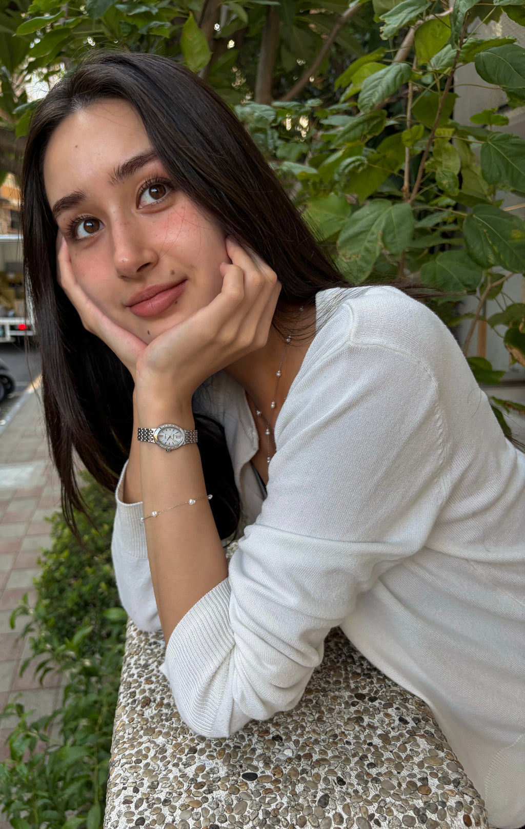 mini mini pearl bracelet